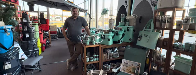 We Won A Yeti Award… See One of Canada’s Best YETI Displays!